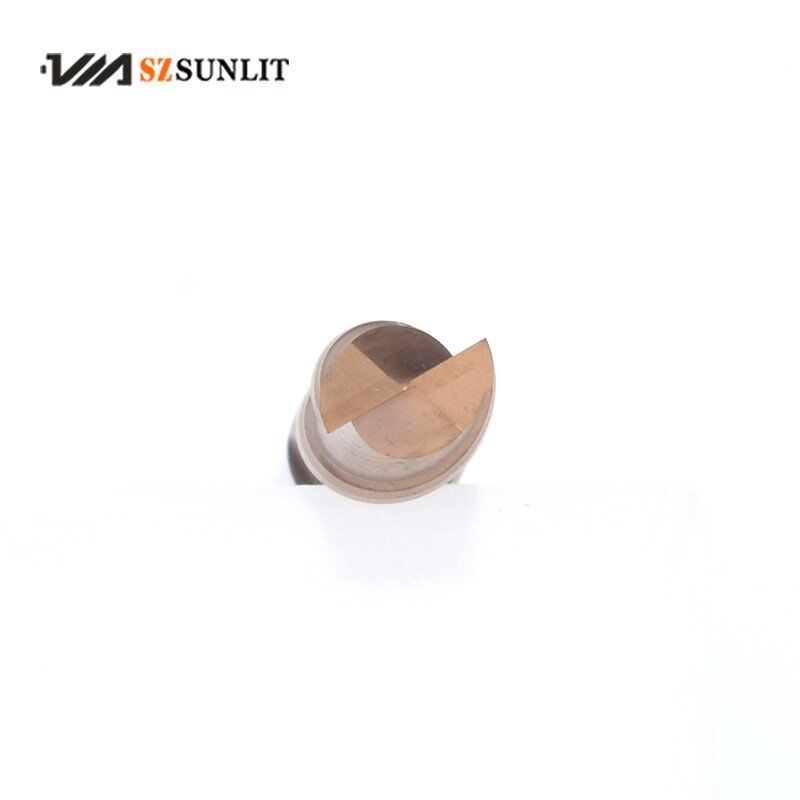 HRC55 Carbide End Mills 2 Flute with bronze coating - Image 5