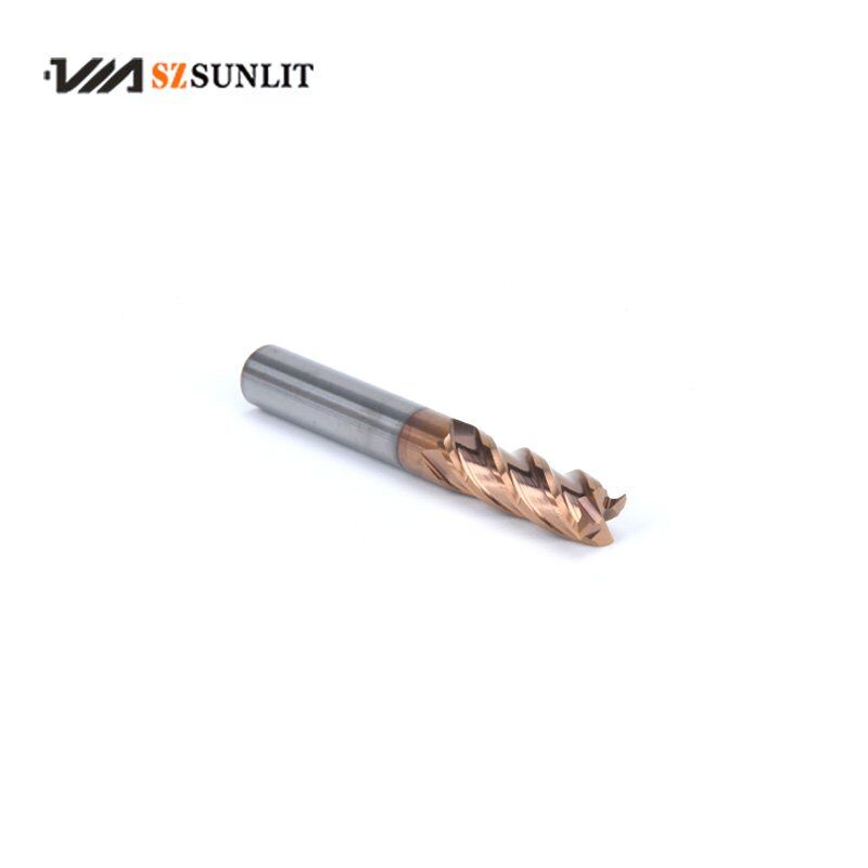 Carbide End Mills 4 Flute cutting HRC55 workpiece material - Image 2