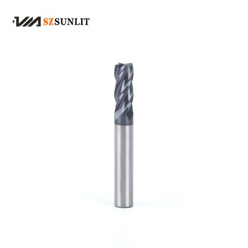 HRC50 Carbide End Mills 4 Flute for normal steel
