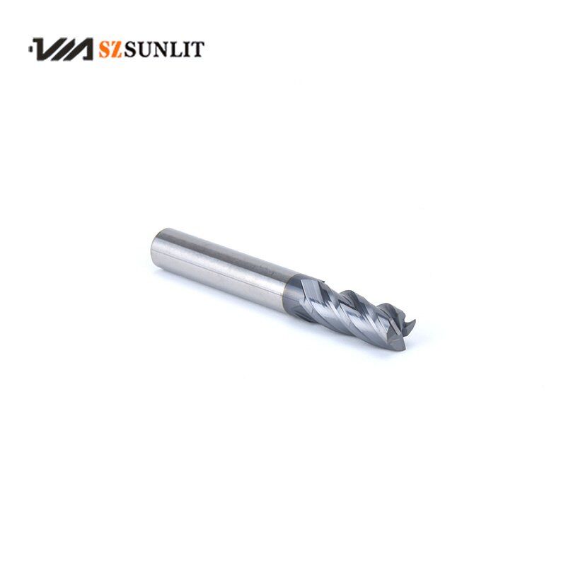 HRC50 Carbide End Mills 4 Flute for normal steel - Image 2