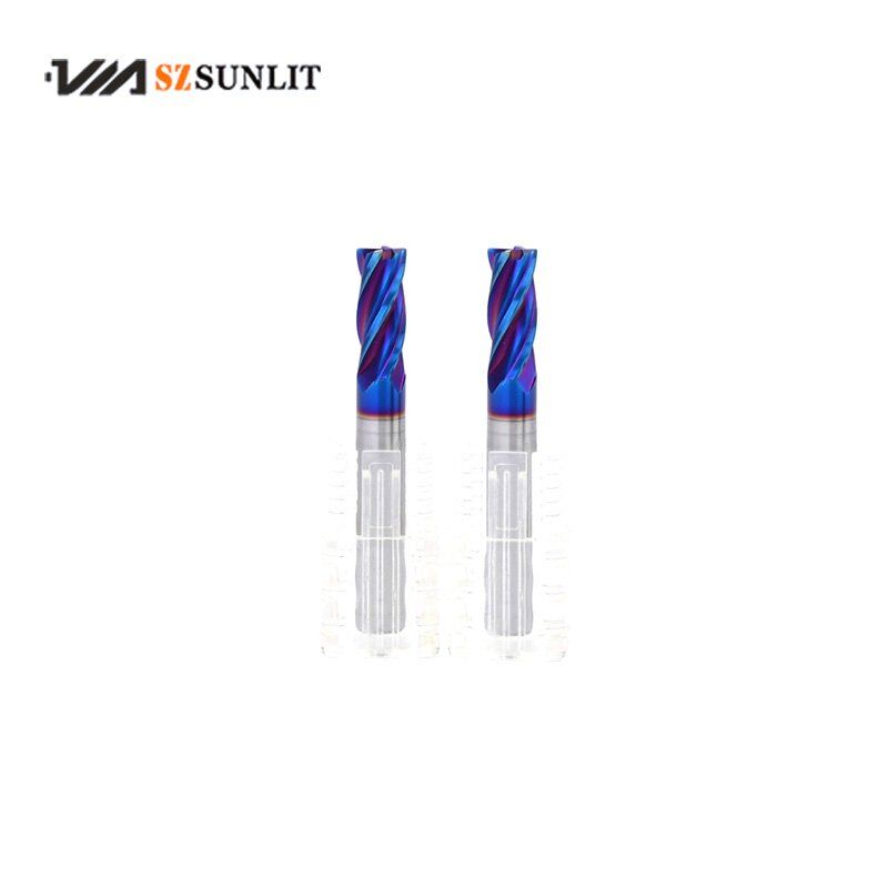 Carbide Corner Radius End Mills 4 Flute HRC65 - Image 4