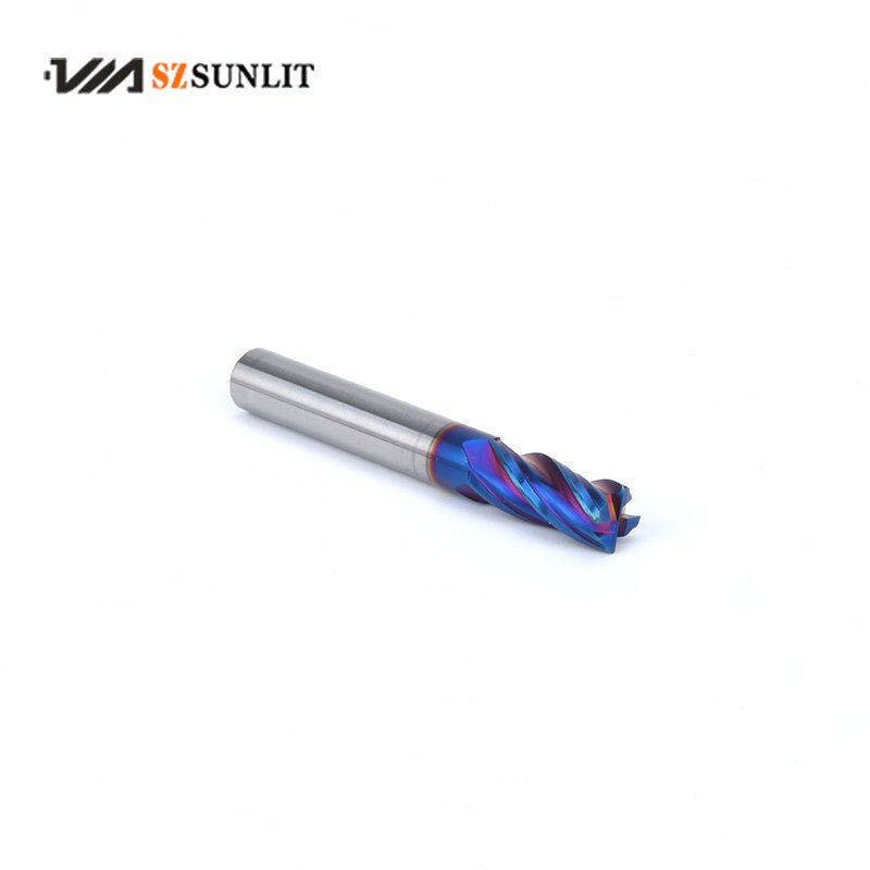 Carbide Corner Radius End Mills 4 Flute HRC65 - Image 2