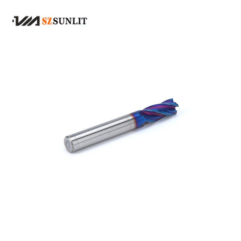 Carbide Corner Radius End Mills 4 Flute HRC65 - Image 3