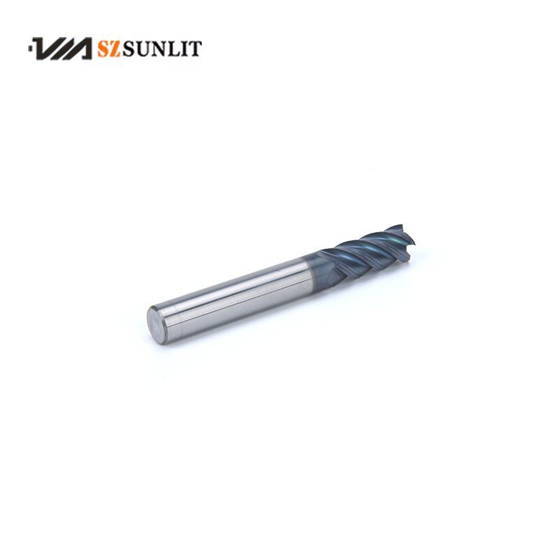 Carbide Corner Radius End Mills 4 Flute HRC50 fine working for steel - Image 3